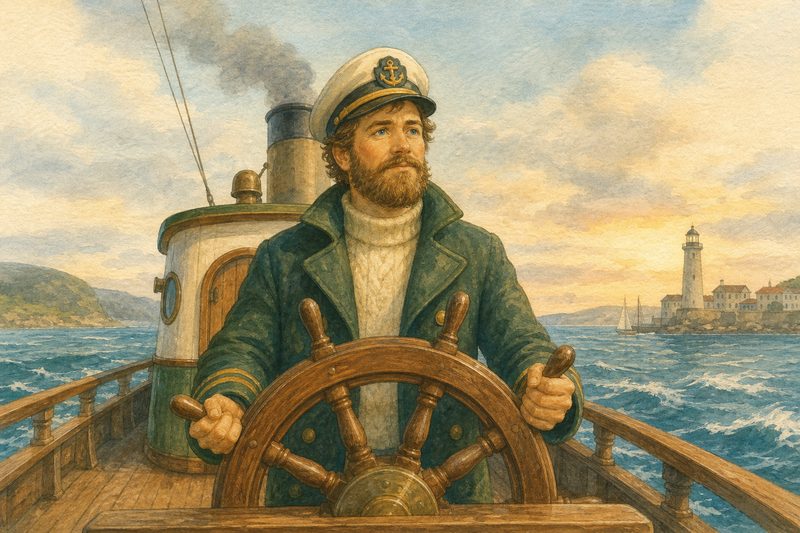 Пожар в море
