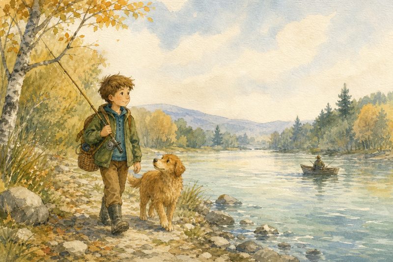 Полка со старыми детскими книгами