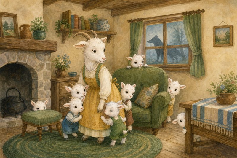 Волк и семеро козлят / The wolf and the seven little goats